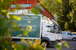 Kuorma-autot parkissa