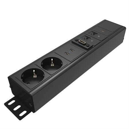 TTR EASY pistorasia- ja datapaneeli USB/HDMI