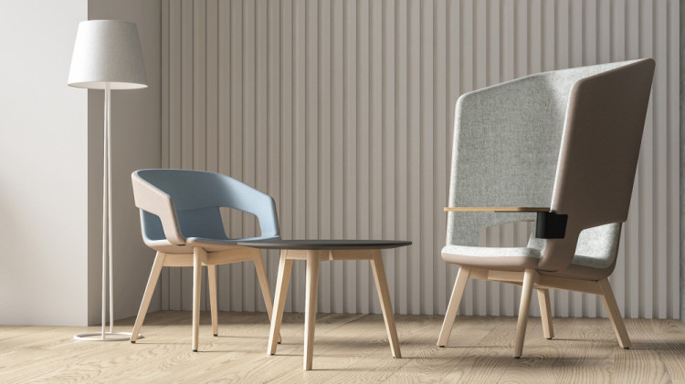 NARBUTAS TWIST&SIT SOFT nojatuoli korkealla selkänojalla