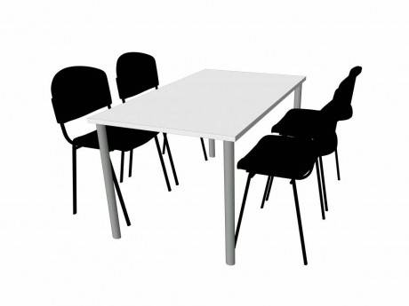 Easy pöytä ja Rolle tuolit