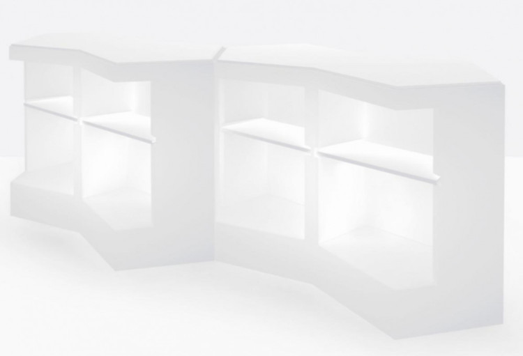 PEDRALI ICEBERG modulaarinen baaritiski