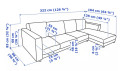 Ikea Vimle sohva 
