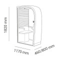 K�ytetty puhelinkoppi Silence Phone Box VARATTU /SP