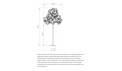 GFC LEAF LAMP TREE lattiavalaisin