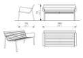 MMCIT� STACK puistonpenkki