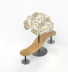 GFC LEAF LAMP Metal Tree Lattiavalaisin