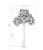 GFC LEAF LAMP TREE lattiavalaisin