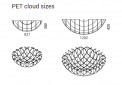 NARBUTAS CLOUDS riippuva akustiikkaelementti