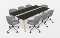NARBUTAS NOVA WOOD neuvottelupyt ja TWIST&SIT tuolit