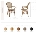 SIKA-DESIGN ROSSINI rottinkituoli