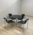 Skagerak Ocean -p�yt�ryhm� � py�re� p�yt� ja 4 pinottavaa tuolia