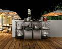 CAIMI SOCRATE OUTDOOR modulaarinen metallihyllykk ulos